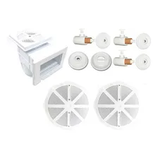 Kit Dispositivos Skimmer Para Piscina De Alvenaria Com Hidro Foto mini 1