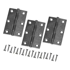 Kit Dobradiças Quadrada 3x2x1,7 - Zinco Foto mini 1