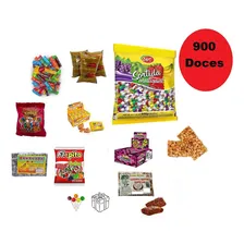 Kit Doces Para Crianças Com 900 Doces + 100 Saquinhos Foto mini 1