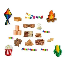 Kit Doces Para Festa Caipira Junina 30 Pessoas + Bandeirinha Foto mini 3