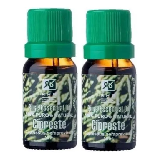 Kit Dois Óleos Essenciais De Cipreste - 100% Natural - Rhr Foto 1
