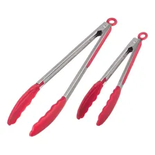 Kit Dois Pegadores De Silicone Pequeno E Grande Vermelho Foto mini 1