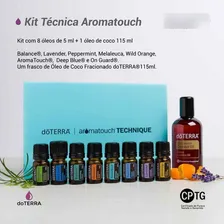 Kit Doterra Aromatouch Com 8 Óleos Essenciais 1 Óleo De Coco Foto mini 2