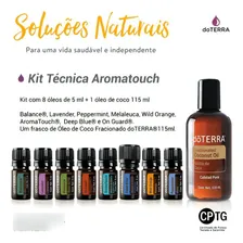Kit Doterra Aromatouch Com 8 Óleos Essenciais 1 Óleo De Coco Foto mini 1