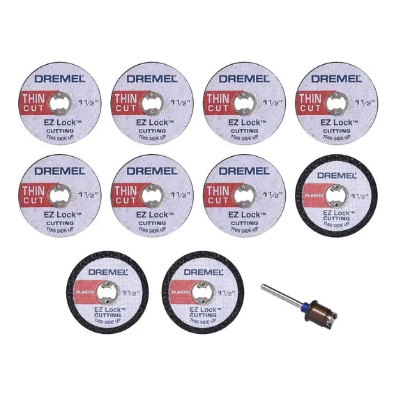 Kit Dremel Para Corte Com 11 Peças Ez688 Para Micro Retífica Foto 1