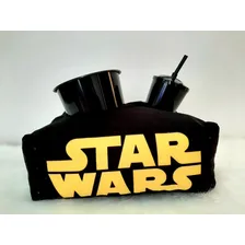 Kit Duas Almofadas De Pipoca Star Wars E Harry Potter Combo Cor Preto Foto mini 4
