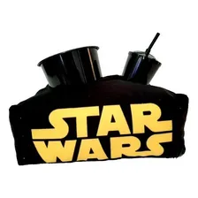 Kit Duas Almofadas De Pipoca Star Wars E Harry Potter Combo Cor Preto Foto mini 1
