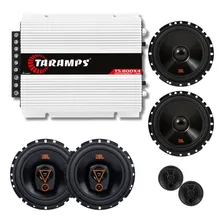 Kit Duas Vias Jbl + Amplificador Ts800 Taramps C/ Falante 6 Foto mini 1