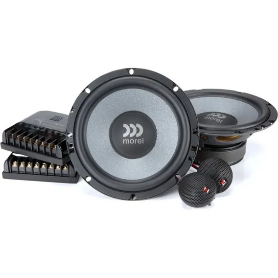 Kit Duas Vias Morel Tempo Ultra 602 6 Polegadas Cor Preto Foto 1