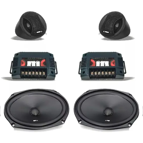 Kit Duas Vias Relm 6x9 Polegadas Symphony Rs692w Foto 1