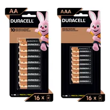 Kit Duracell Com 16 Pilhas Aa E 16 Pilhas Aaa Foto mini 1