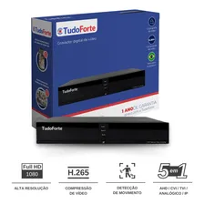 Kit Dvr Gravador De Vídeo Tudo Forte 4 Canais Com Hd 500gb Foto mini 3