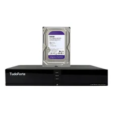Kit Dvr Gravador De Vídeo Tudo Forte 8 Canais Com Hd 500gb Foto mini 1
