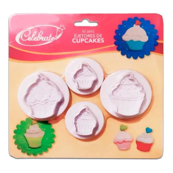 Kit Ejetores De Cupcake Confeitaria 4 Peças Foto 1