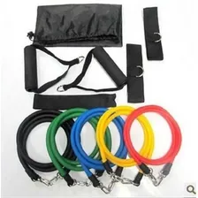 Kit Elásticos Extensores 11 Peças Exercícios, Yoga, Pilates Foto  mini 1