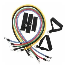 Kit Elásticos Extensores 11 Peças Exercícios, Yoga, Pilates Foto mini  2