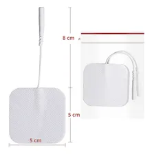 Kit Eletrodo Autoadesivo 5x9 - 4 Unid + 5x5 4 Unid Cor Branco Foto mini 3