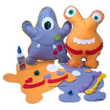 Kit Em Feltro Monstrinhos - Bolota E Zarolho-kits For Kids Foto mini 2