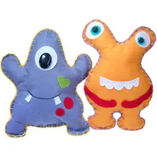 Kit Em Feltro Monstrinhos - Bolota E Zarolho-kits For Kids Foto mini 1