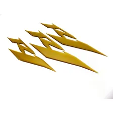Kit Emblemas Adesivos Resinado Yamaha R1 Dourado Foto mini 3