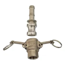 Kit Engate Rápido D + E Inox 304 1/2 Cerveja Artesanal Foto mini 1