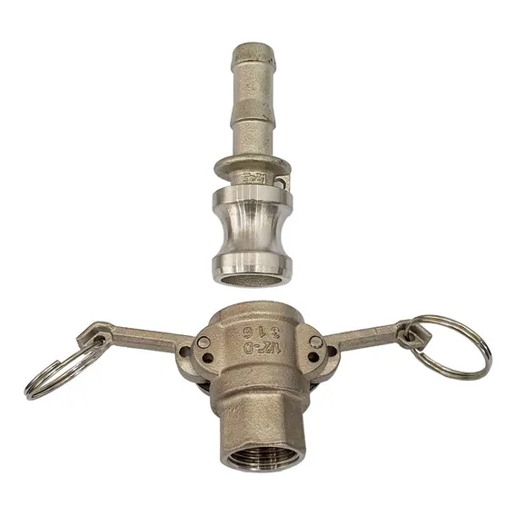 Kit Engate Rápido D + E Inox 304 1/2 Cerveja Artesanal Foto 1