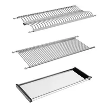 Kit Escorredor De Louças 900mm Tn Aço Inox Fgvtn Cor Cinza Foto  mini 1