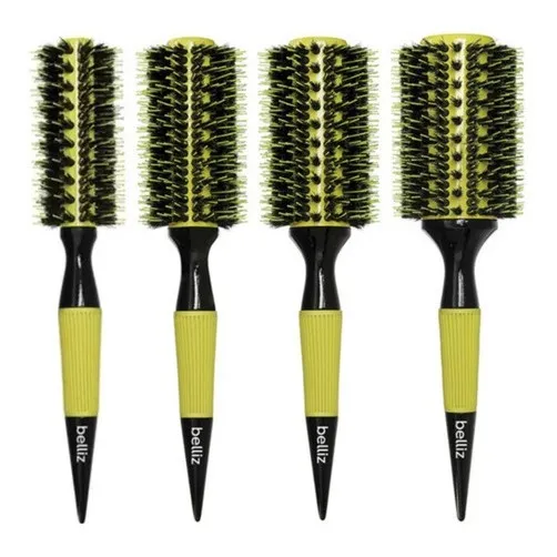 Kit Escova Ceramica Premium Color 19/27/33/43mm Belliz Foto 1