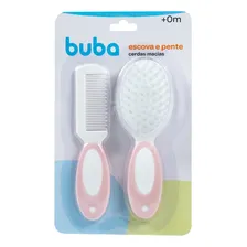 Kit Escova E Pente Rosa Buba 5236 Foto mini  3
