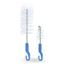 Kit Escova Mamadeira E Bico Higienização Menino Menina 2pcs Foto mini 2