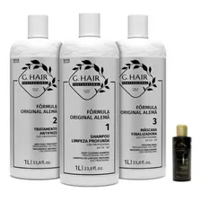 Kit Escova Progressiva Alemã Ghair - 3x1 Litro Foto mini 1