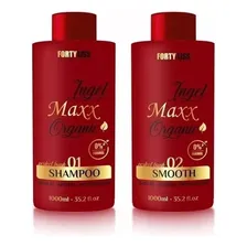 Kit Escova Progressiva Ingel Maxx 2x1000ml Foto  mini 1