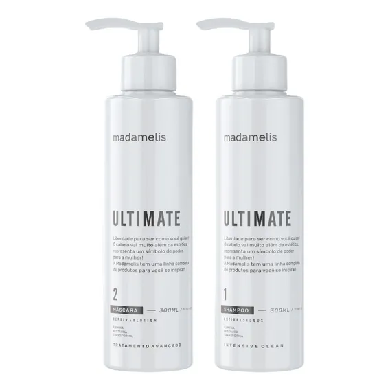 Kit Escova Progressiva Madamelis Ultimate 300ml Foto 1