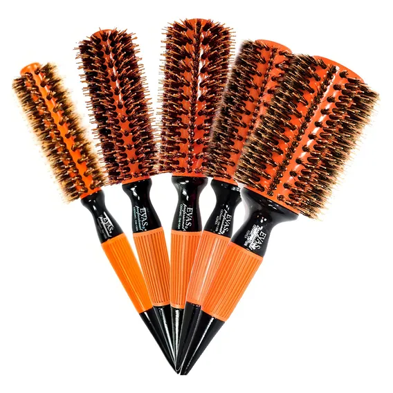 Kit Escovas Evas Profissional Originais Com 5 Tamanhos Foto 1