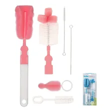 Kit Escovas Mamadeiras De Bico E Canudos Azul 7290 - Buba Foto mini 3