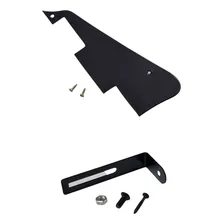 Kit Escudo Guitarra Les Paul Preto Parafusos + Suporte Preto Foto mini 1