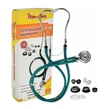 Kit Esfigmomanômetro + Estetoscopio Rappaport Premium Rosa Cor Verde Foto mini  3