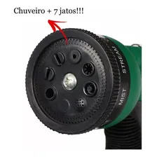 Kit Esguicho Mangueira 07 Jatos Engate Rápido Hidropistola Foto mini 2