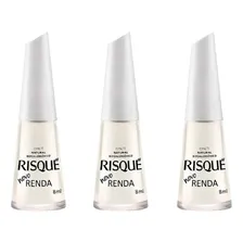 Kit Esmalte Renda 3 Unidades - Risque Foto mini 1
