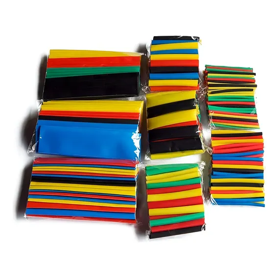 Kit Espaguete Tubo Isolante Termo Retrátil Colorido 328 Pcs Foto 1