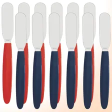 Kit Espátulas Manteiga Tramontina Ipanema Vermelho/azul 12p Foto mini 4
