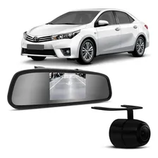 Kit Espelho Retrovisor Lcd + Câmera De Ré Visão Noturna Foto mini  3