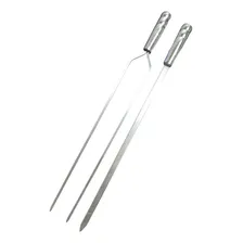 Kit Espeto Aluminio Duplo E Simples 60cm Foto mini 2