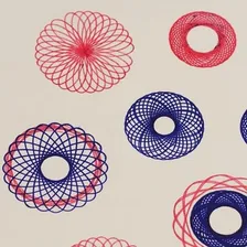 Kit Espirógrafo Régua Mágica Desenho Mandala Geometrica Foto mini 3