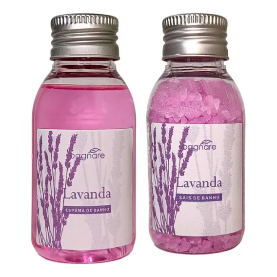Kit Espuma E Sais De Banho Lavanda Relaxa Hidromassagem Foto 1