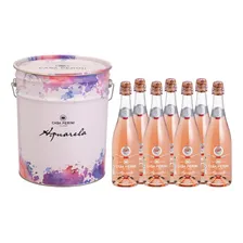 Kit Espumante Casa Perini Aquarela Rose 07 Garrafas + Balde Foto mini 1