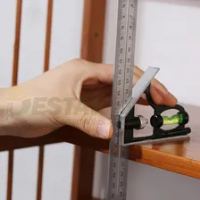 Kit Esquadro Magnético Até 12kg + Esquadro Combinado Foto mini  3