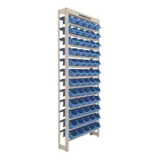 Kit Estante Gaveteiro Organizador Presto 60/3 Azul Foto mini 1
