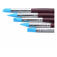 Kit Estecas 14 Pçs E 5 Estecas De Silicone Para Modelagem Foto mini 4