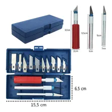 Kit Estilete Precisão 16 Pçs E Kit Pinça Foto mini  3